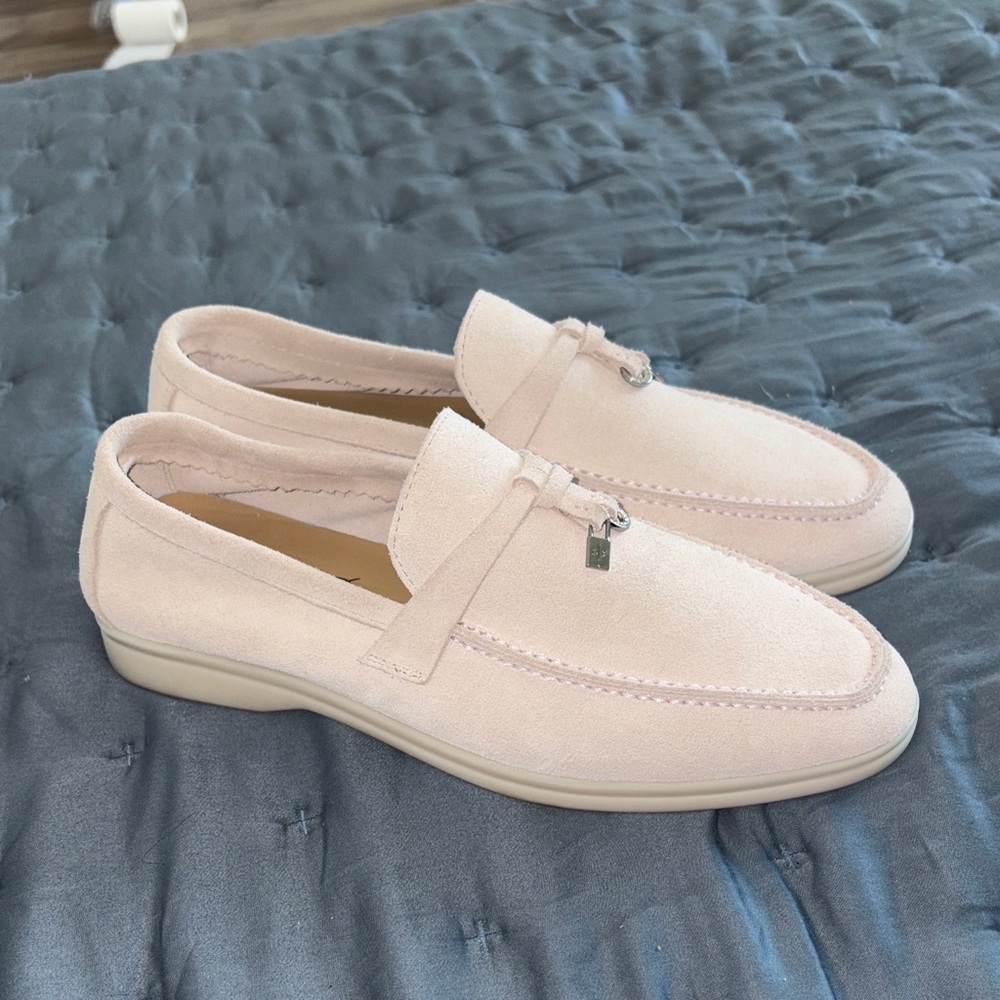 Loro Piana Light Pink Loafers